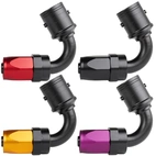 AN8 120° Quick-Connect hose end