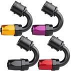 AN10 150° Quick-Connect hose end