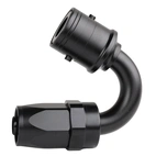 AN12 150° Quick-Connect hose end