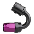 AN12 150° Quick-Connect hose end