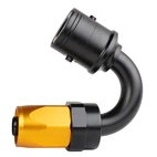 AN6 150° Quick-Connect hose end