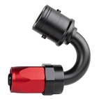 AN8 150° Quick-Connect hose end