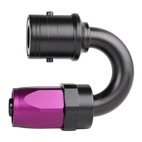 AN8 180° Quick-Connect hose end