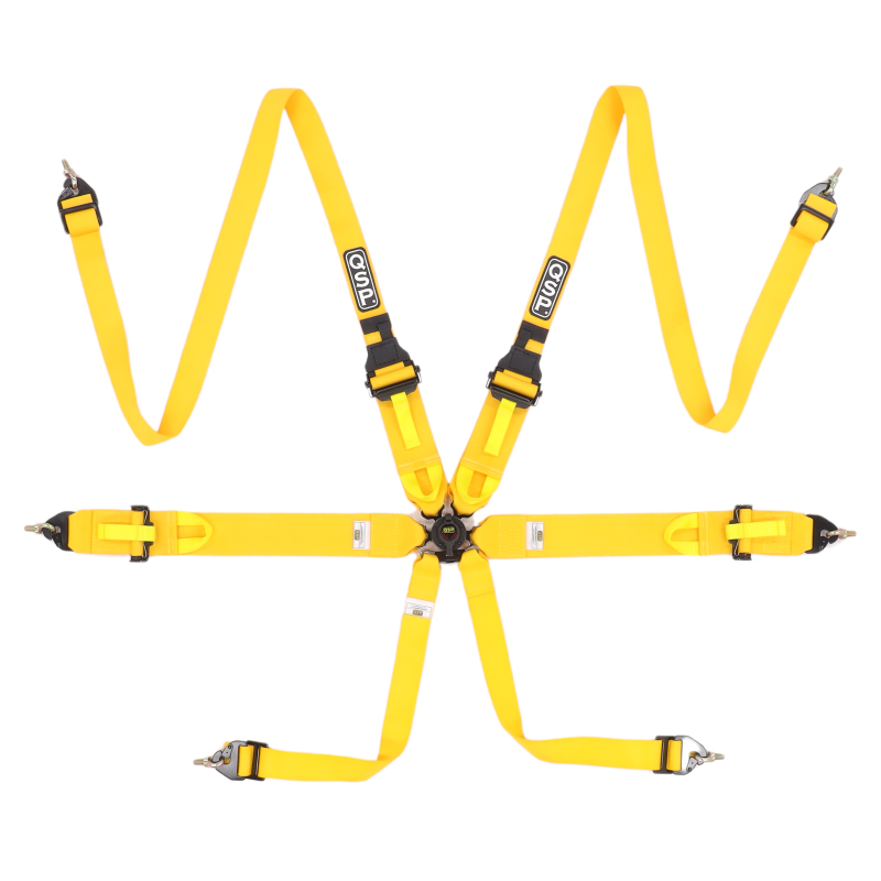 QSP 6 point safety harness 3" HANS FIA