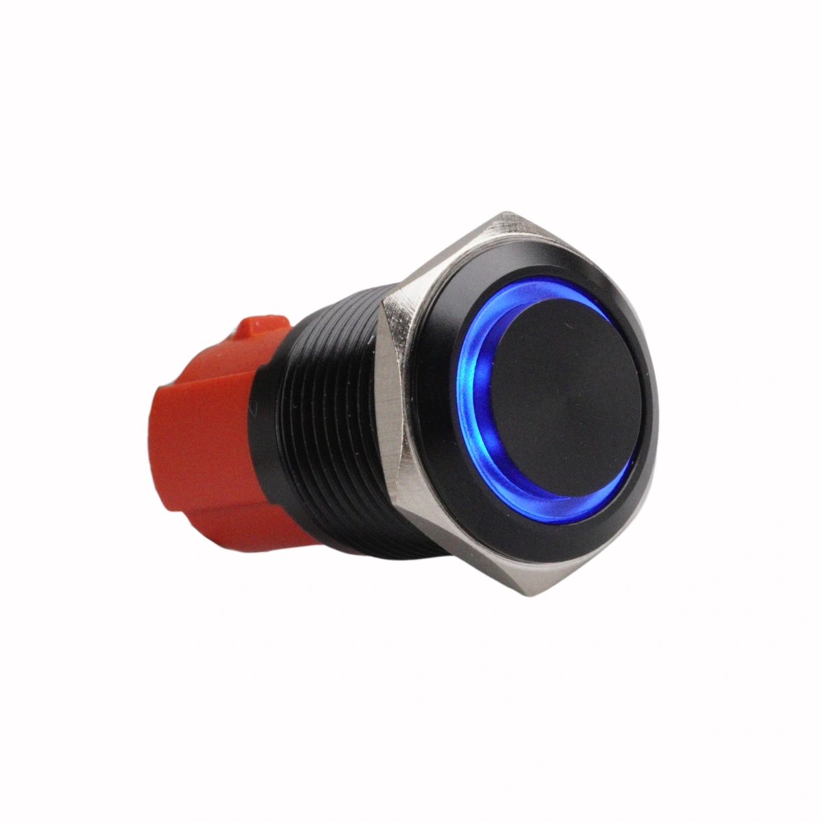 ON/OFF 20A LED Button 16MM - Black