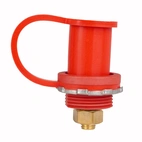 Battery Terminal Bulkhead Feedthrough Positive + (Red)