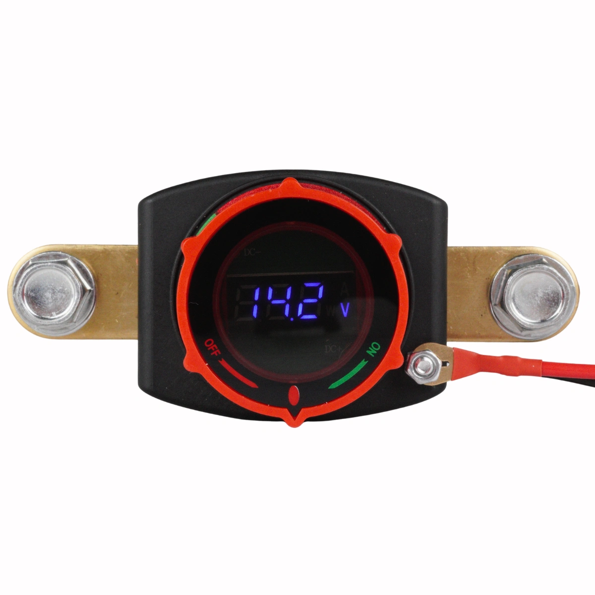 250A Battery Disconnect Switch with Voltage Display