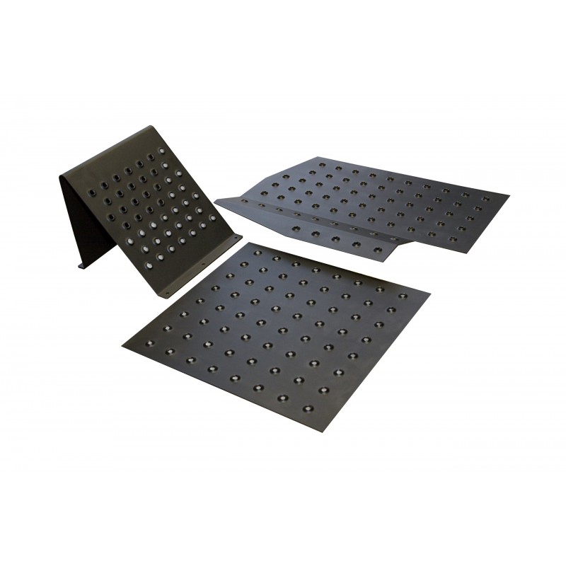 Foot rest and floor plates BMW E30 (3pcs)