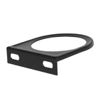 Gauge holder panel Universal, single, 52 mm, black