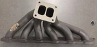 Exhaust manifold Volvo 740/940 6cyl Straight mount stainless steel