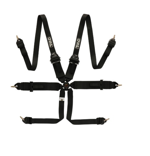 QSP 6 point safety harness 3" HANS FIA