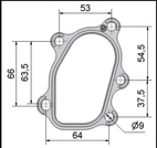 T28 Gasket Garrett 5 bolt