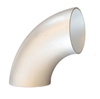 Aluminum tube 90 degrees 89x2mm