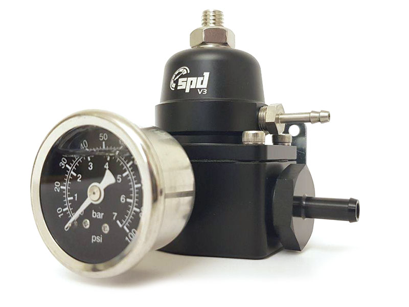 SPD Fuel pressure regulator Mazda Miata V3 black