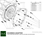 Gearbox adapter Nissan RB20 RB25 RBB6 RB30