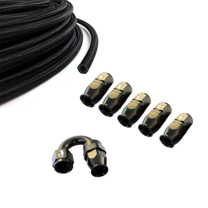 SPD Hose kit AN8 Nylon PTFE E85 / Bensin
