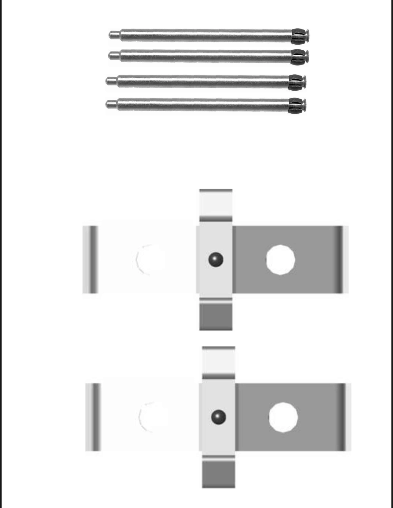 Zestaw montażowy zacisków Brembo Przednich (Volvo)