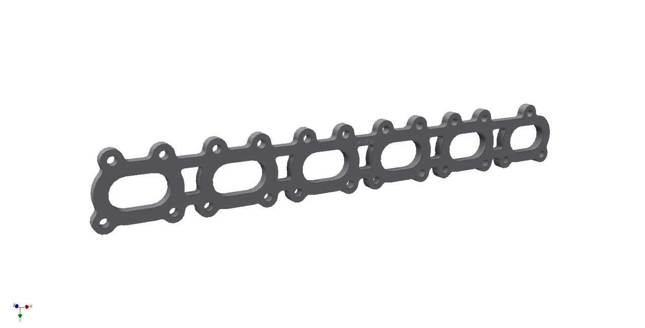 ASS M104 Exhaust flange Mercedes - 10mm