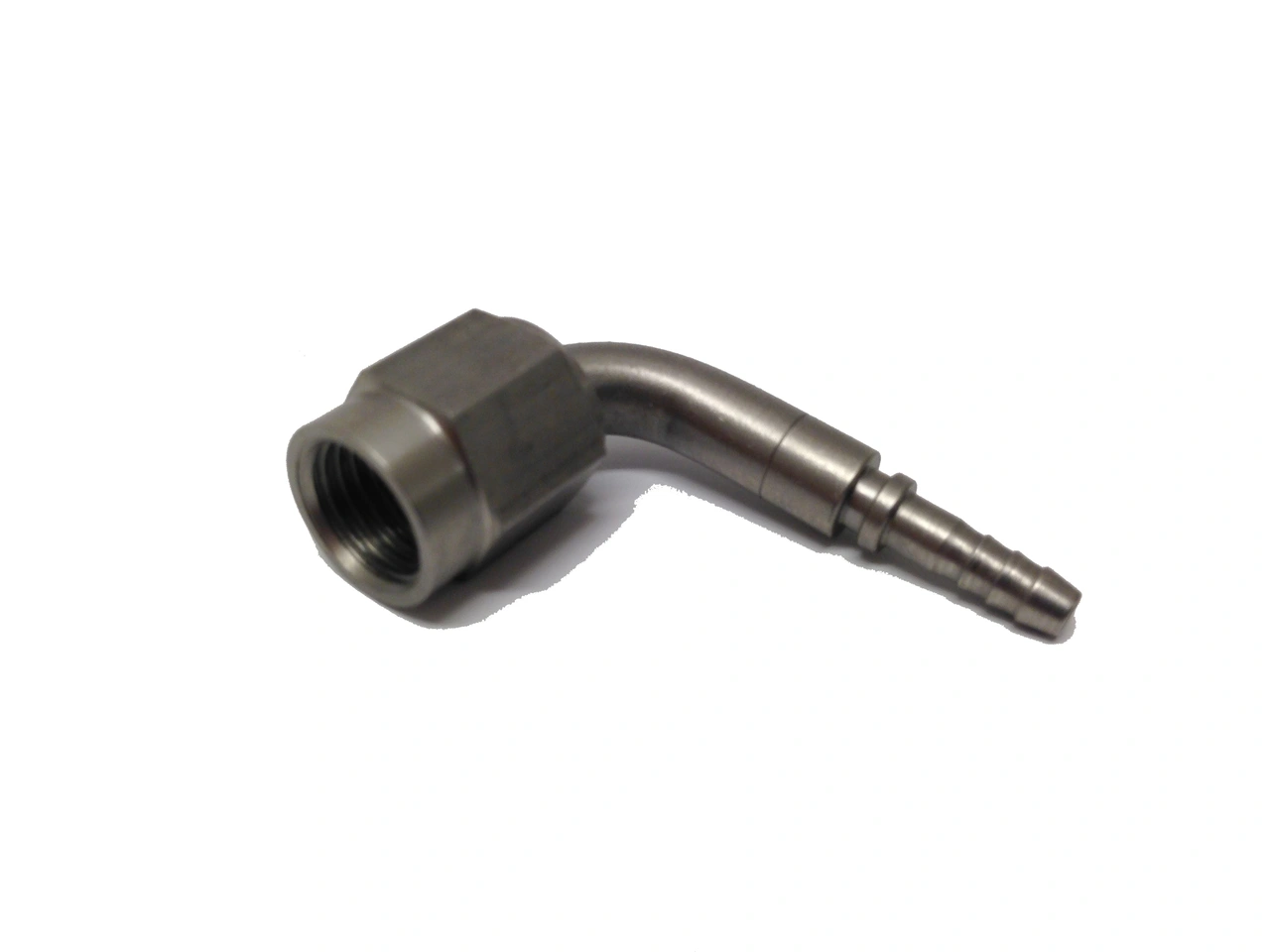 Złączka hamulcowa żeńska 9/16-18 kątowa 90° stożkowa nierdzewna